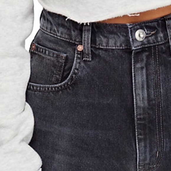 Free People High Waisted Slim Straight Jeans NWT - Picture 4 of 4